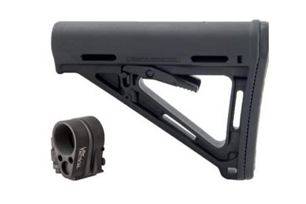 Magpul AR-15 CTR Stock Collapsible mil-spec W-Folding stock adapter